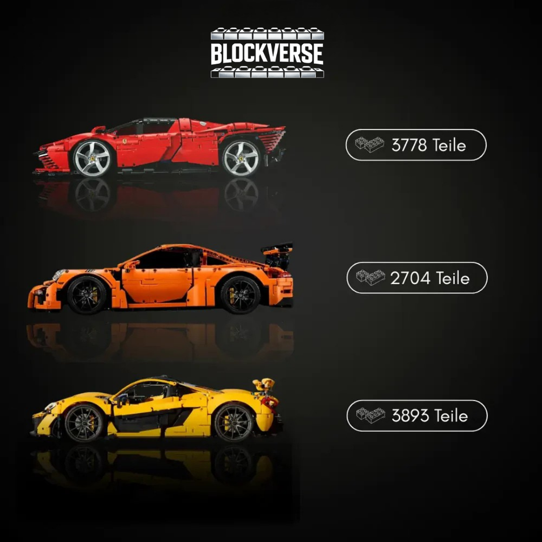 Ultimative Supersportwagen-Kollektion – Daytona SP3 | 911 GT3 RS | P1
