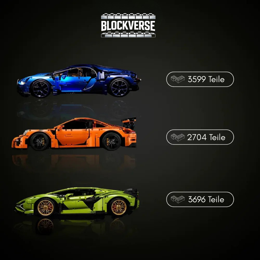 Ultimative Supersportwagen-Kollektion – Chiron | 911 GT3 RS | Sián FKP 37