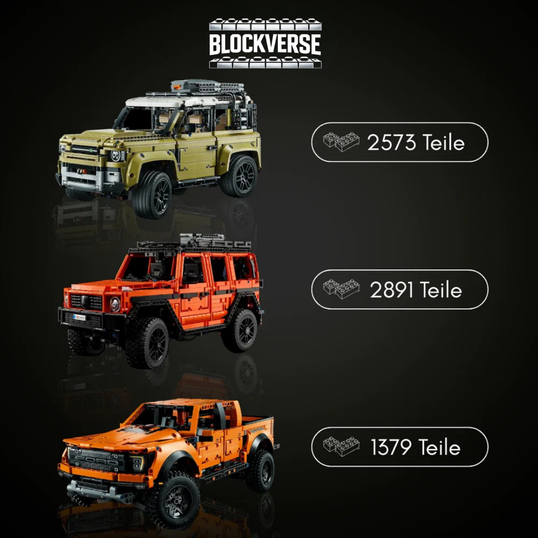 Ultimative Offroad-Kollektion – Defender | G500 | F-150 Raptor